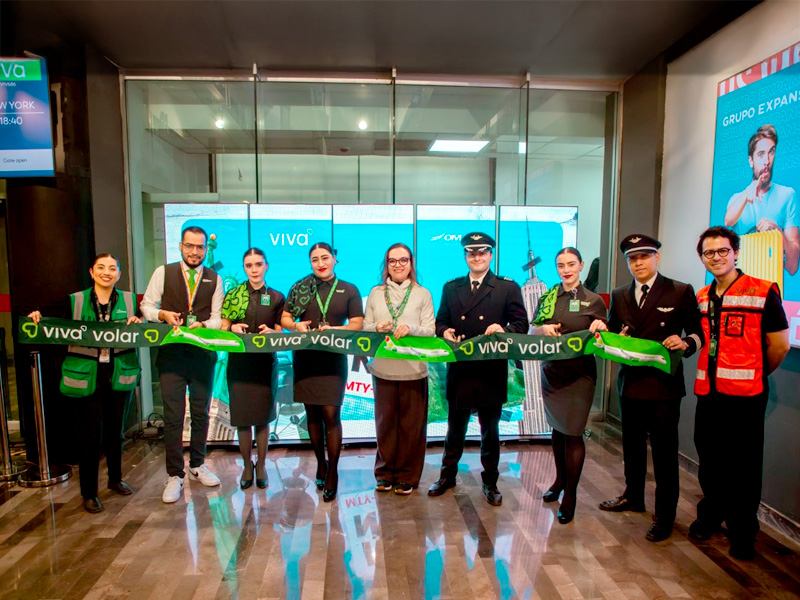 IT-ANÁLISIS: Viva anuncia nueva ruta de Monterrey a Nueva York por fiestas navideñas